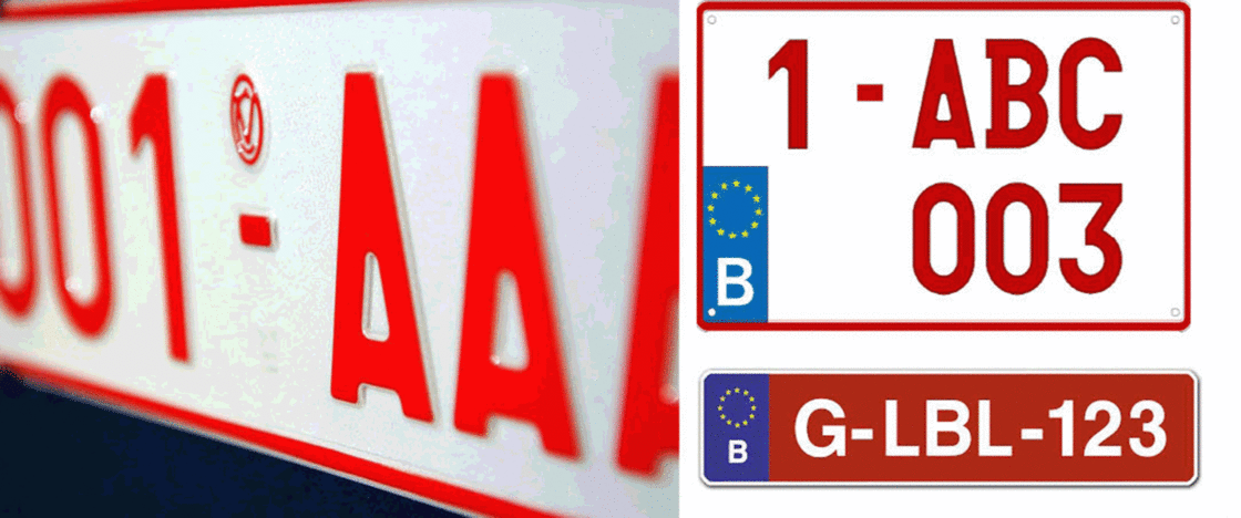 Plaques d'immatriculation