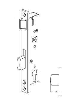 Sobinco 8001 smalslot 97/30 Val kort: 27mm